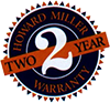 Howard Miller 2 Year Warranty